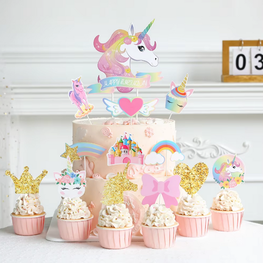 Enhjørning Kake pynt