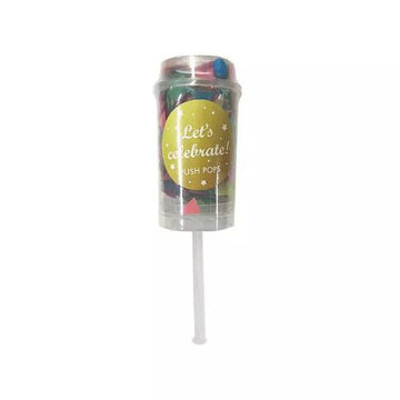 Regnbuekonfetti Push Pops