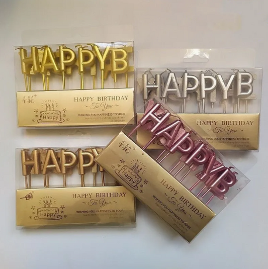 Happy birthday - Silver