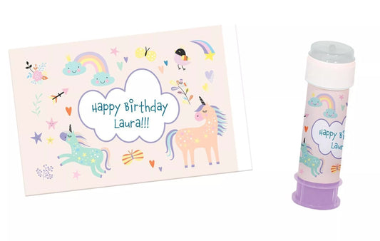 Stickers - Unicorn and rainbow