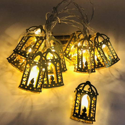 LED-krans for EID Ramadan Mubarak Party Supplies Celebration Decoration