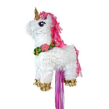 Pinata - Enhjørning med gullhorn og Hawaislør