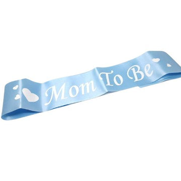 Sash - Mom to be Blå og hvit