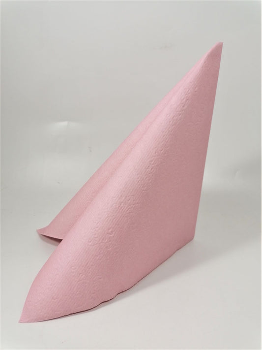 Kaffe Servietter rosa 25x25 cm