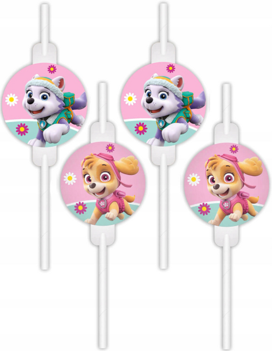 Sugerør paw patrol Skye & Everest