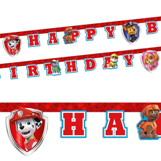 Paw Patrol Brev Krans Dekorasjon 2m