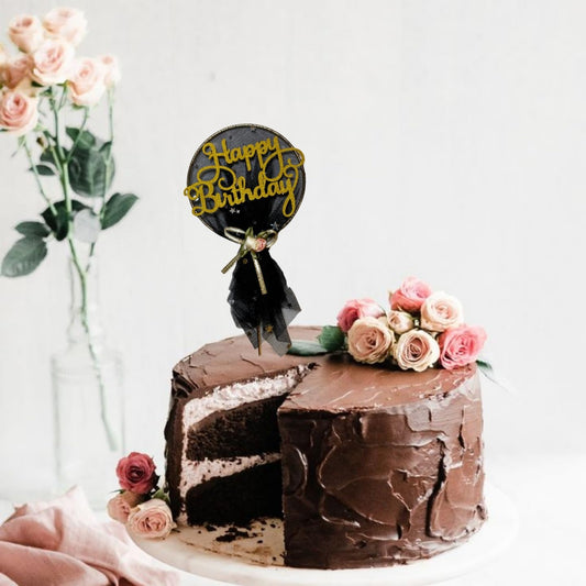 Cake toppers - black