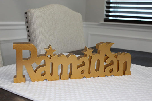 Ramadan bordpynt i tre