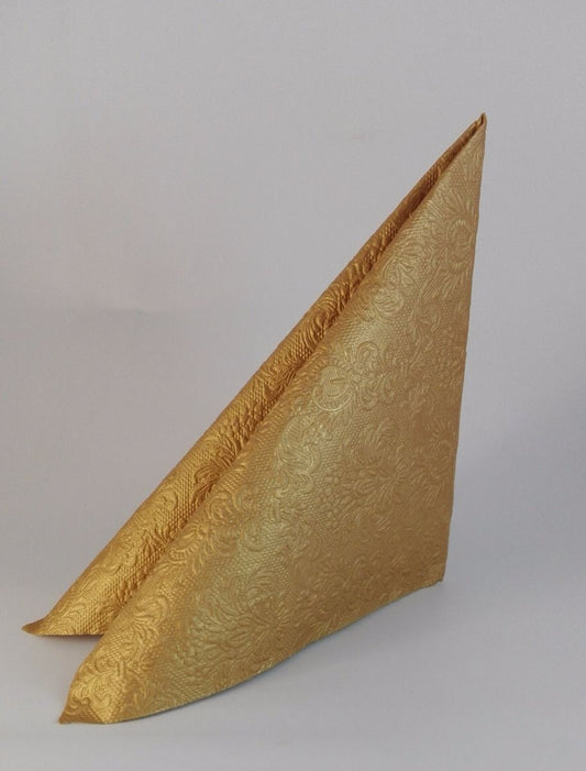 Kaffe Servietter Gull 25x25 cm