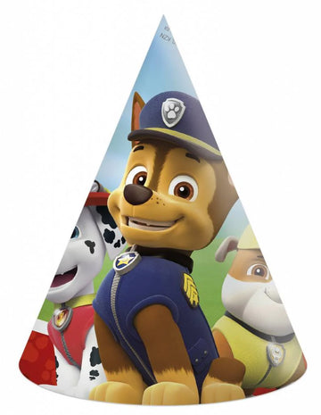 Paw Patrol Chase Caps, 6 stk.