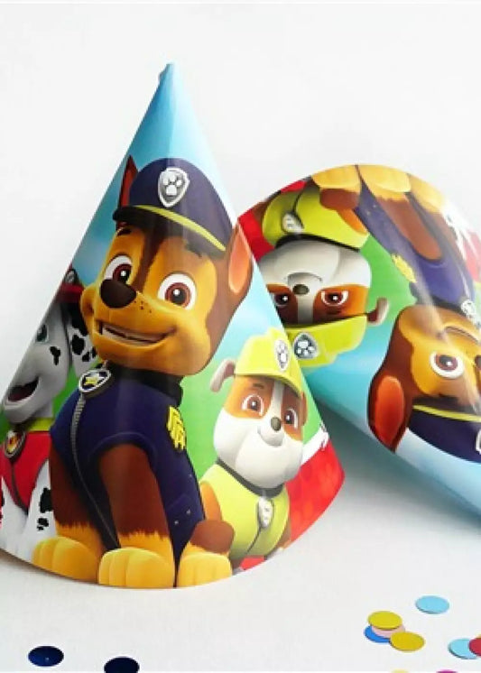 Paw Patrol Chase Caps, 6 stk.