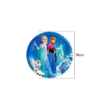 Frozen 1 -Papptalerken 18cm