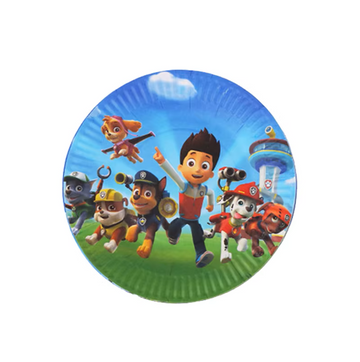 Paper plate - paw patrol