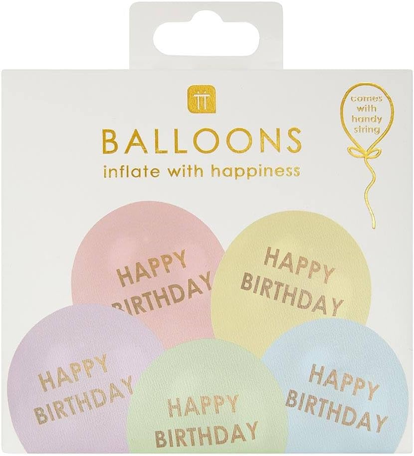 Latex balloons - Happy birthday