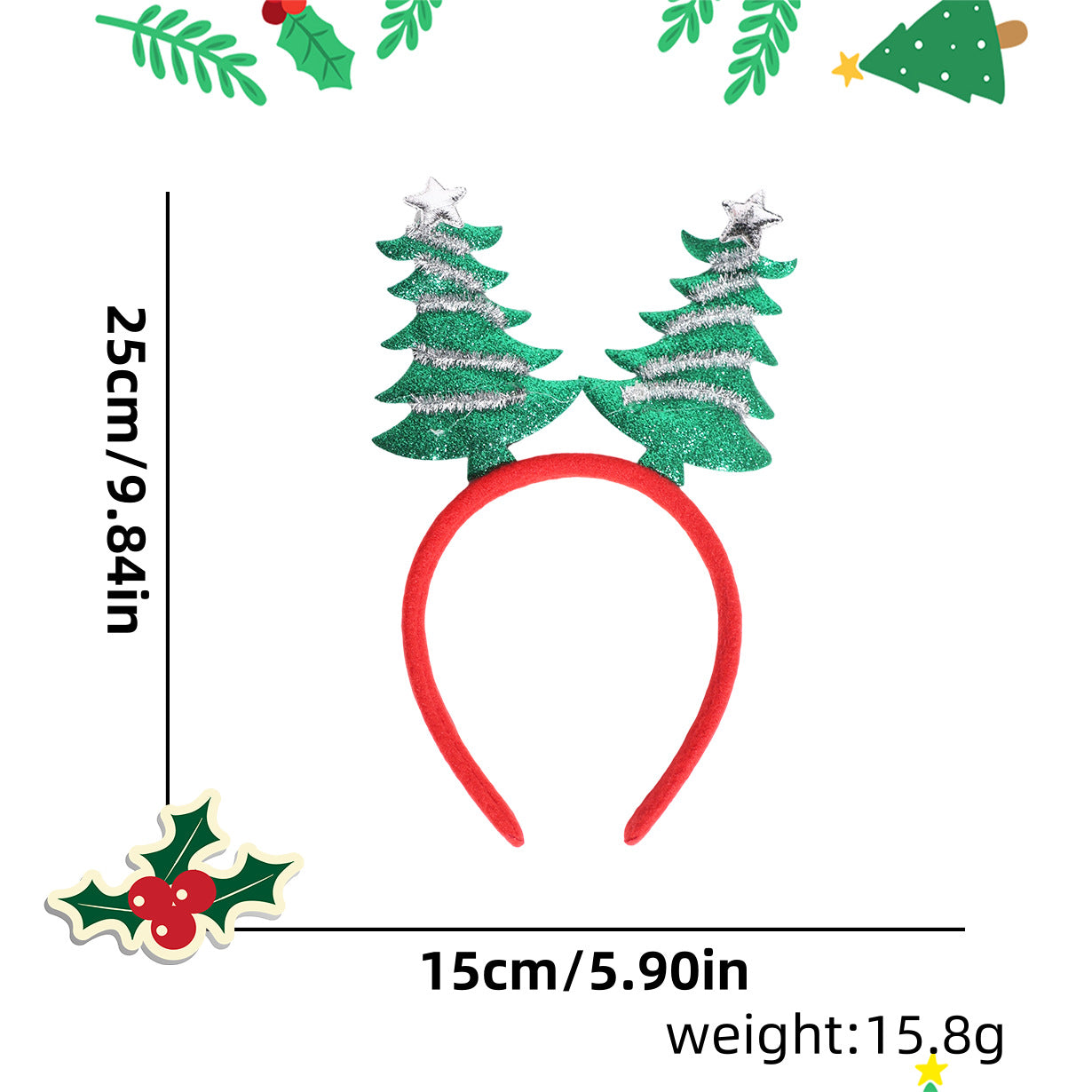 Christmas decorations headband