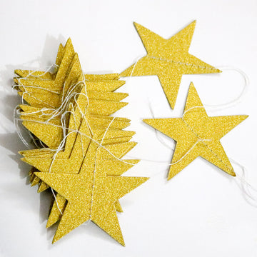 Party Banner - Star - Gold