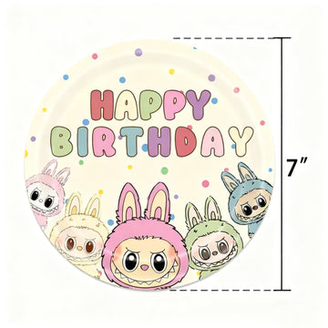 Labubu- Paper plate 18cm