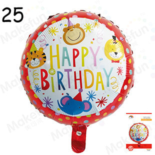 Happy Birthday - Folieballong