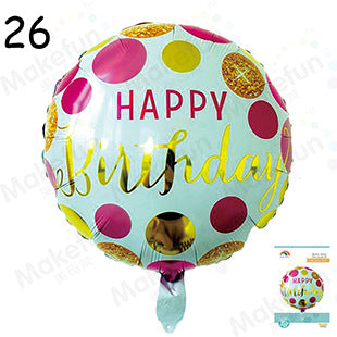 Happy Birthday - Folieballong