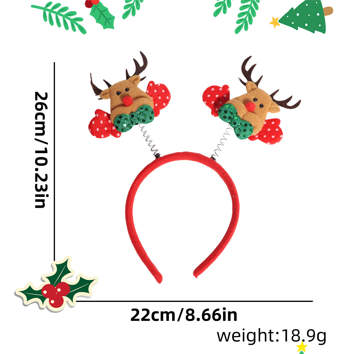 Christmas decorations headband