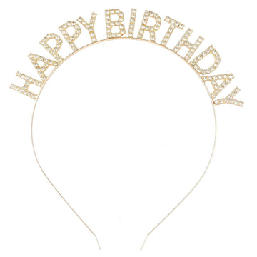 Birthday tiara Gold