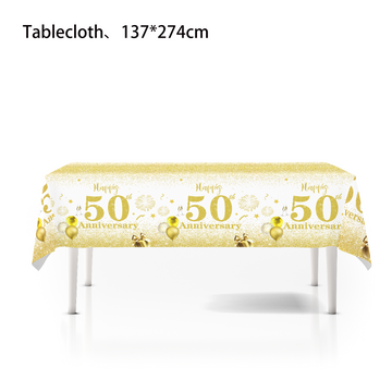 Pappkopper 50-årsdag Bordduk