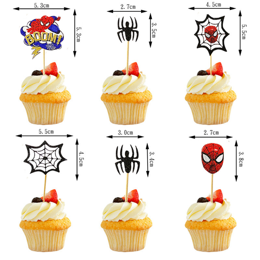 Cake Decor - Paper Topper - Spiderman