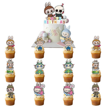 Cake Decor - Paper Topper - Labubu