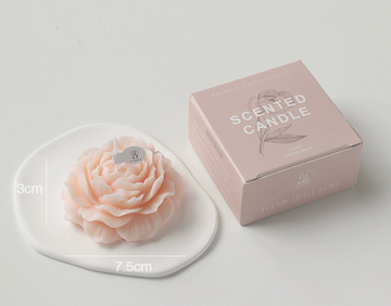 Scented candle flower shape - Pink