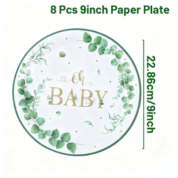 oh BABY - Paper plate 23cm