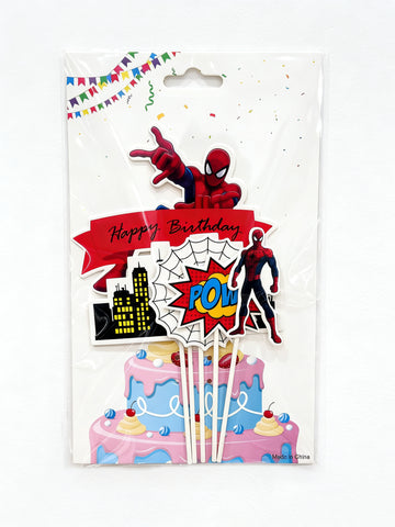 Cake Decor - Paper Topper - Spider Man