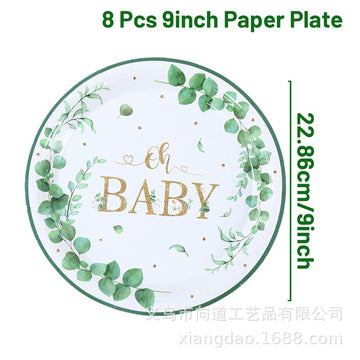 oh BABY -  Papptallerken 23cm