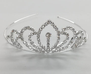Sølv Diamante Tiara