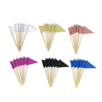 Cake Decor - Paper Topper - Glitter bunting