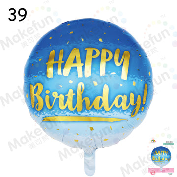 Happy Birthday - Folieballong