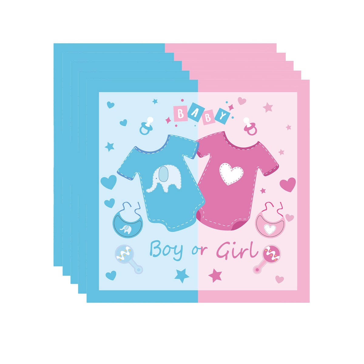 Boy or girl - Servietter