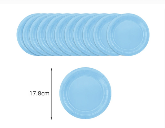 Solid Color Tableware - Blue