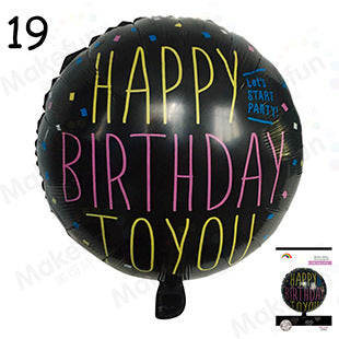 Happy Birthday - Folieballong