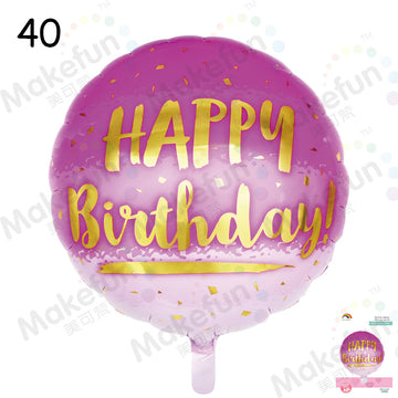 Happy Birthday - Folieballong