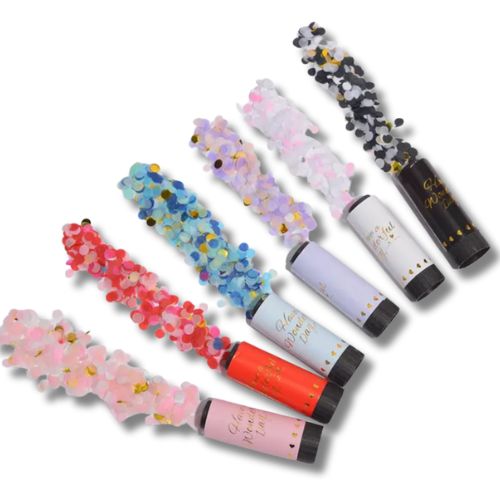 Confetti Cannon, Biodegradable Confetti, Wedding Party Poppers