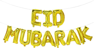 Eid Mubarak Banner Foil Balloons