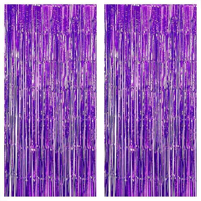 Party curtain, PURPLE, 0.9 x 2.5m