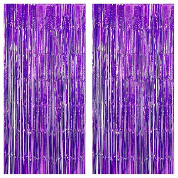 Party curtain, PURPLE, 0.9 x 2.5m