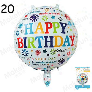Happy Birthday - Folieballong