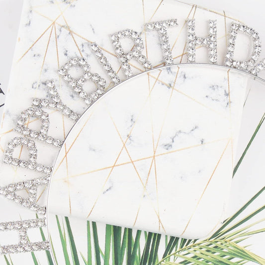 Birthday tiara Silver