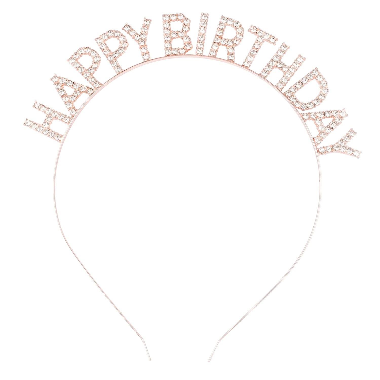Birthday tiara Rose gold