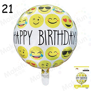 Happy Birthday - Folieballong