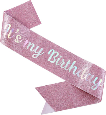 Birthday sash - Rose gold