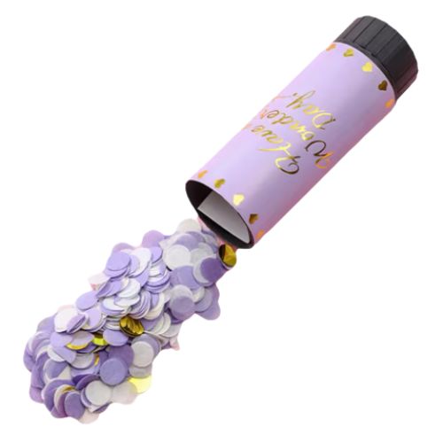 Confetti cannon popper - Purple
