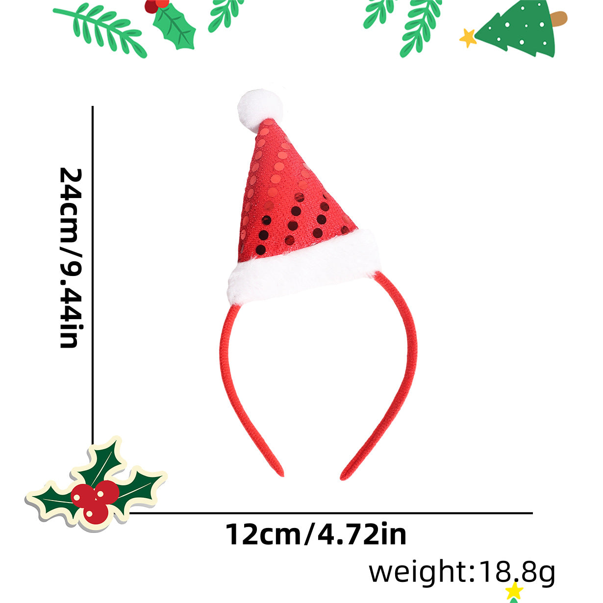 Christmas decorations headband